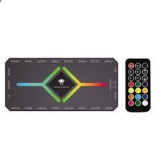 Universal 9-Port ARGB and PWM Fan Controller Hub - Optimized for Performance
