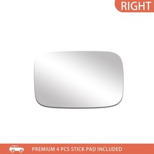 Towing Mirror Glass For 1983-1996 Ford F250 F350 Passenger Right Side Rh