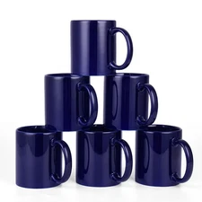 Coffee Mugs Set For Tea Cocoa Milk Ceramic Cup Kitchen Drinkware 12oz 6 PCS
