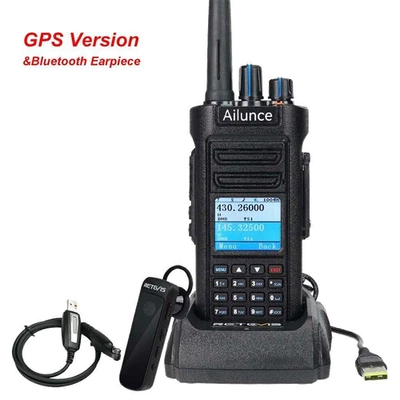 Ailunce HD2 DMR radio dual band DMR radio GPS 3200mAh IP67 impermeabile