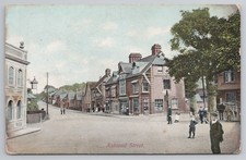 Ashtead Postcard - Ashtead Street View - Tinted - Printed in Saxony