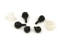 Gummipuffer-Set Seitenklappe inkl. Hülsen für Seitenklappenaufhängung - Nupsi -V