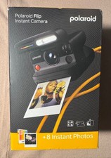 Polaroid Flip Bundle Film Camera Black  8 Instant Photos  BRAND NEW  