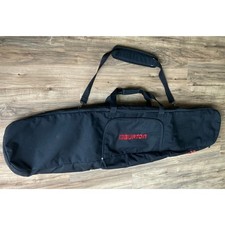 Burton Snowboard Bag 156cm Black Red Silver Lined Travel Winter Gear Sport 61x13