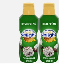 International Delight Irish Creme Liquid Coffee Creamer 32 oz. 2 Packs