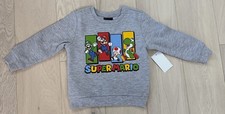 Mario Long Sleeves Kids Shirt Size 2T. New