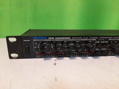Alesis 3630 Compressor RMS/Peak Dual Channel Compressor Limiter NO