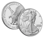 American Silver Eagle Proof 1 oz BU 2024 W Uncirculated .999 Silver COA