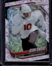 2025 Panini Prizm- Cherry Blossom /15- Josh Sweat #4- SSP!
