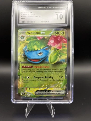 Pokémon Venusaur EX Stellar Crown 001/142 CGC 10