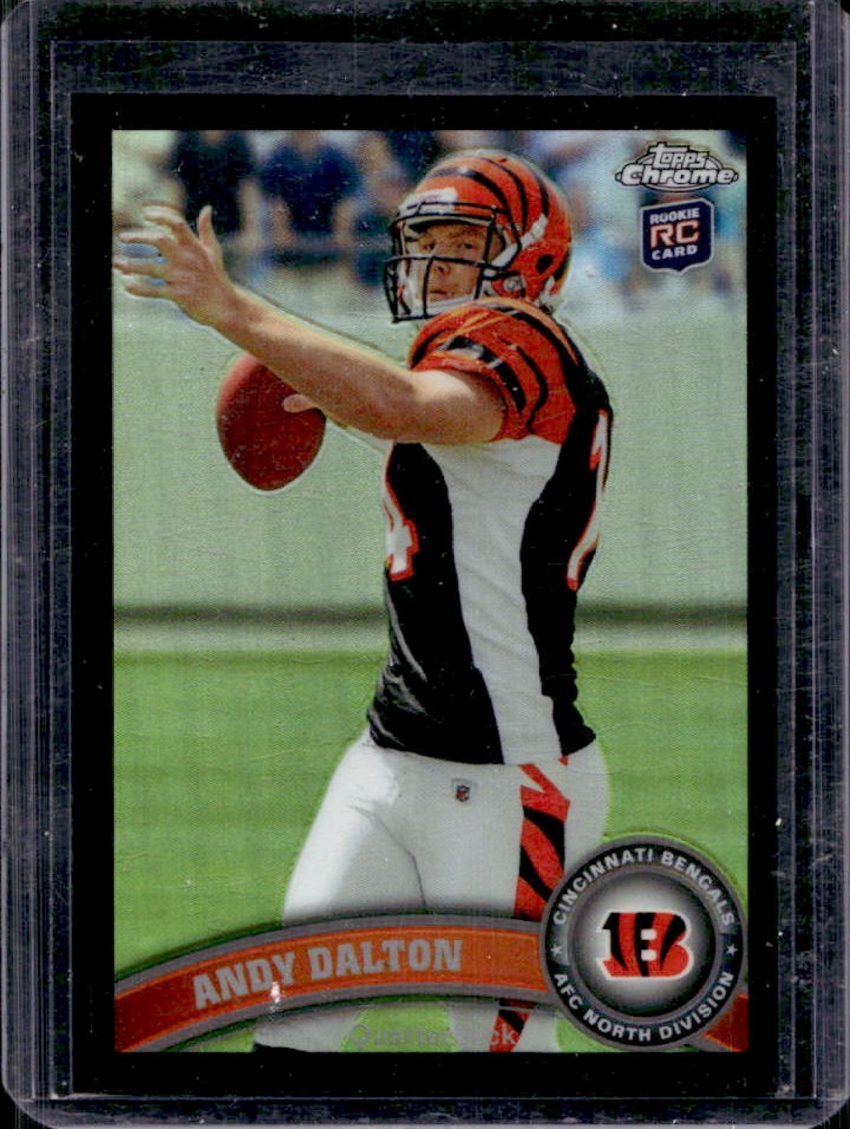 2011 Topps Chrome Andy Dalton RC Black Refractor Rookie #/299 Bengals