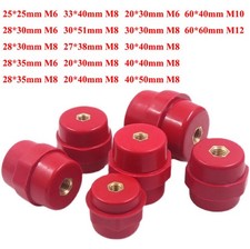 M6-M12 Isolatore Alta Tensione Colonna Bus Barra Pilastro Ottone/Ferro Filettatura