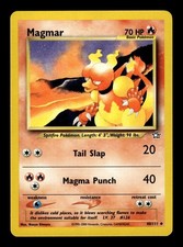 Magmar 40/111 Uncommon Neo Genesis Pokemon Unlimited Lightly Played