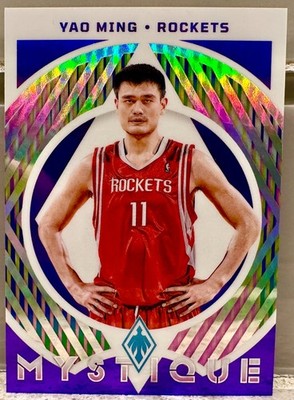 JERSEY NUMBER MATCH! 2023-24 Panini Phoenix Yao Ming Mystique 11/75! ROCKETS!