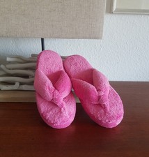 Süße Zehentrenner*Pantoffeln*Schlappen🌞Frottee*Plüsch🌞Gr. 38/39🌞Pink🌞 NEU