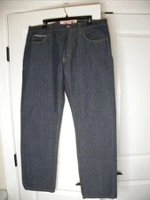 FLINT and TINDER Jeans Men's 38x32 Blue Selvedge Classic Cotton Denim USA NWOT