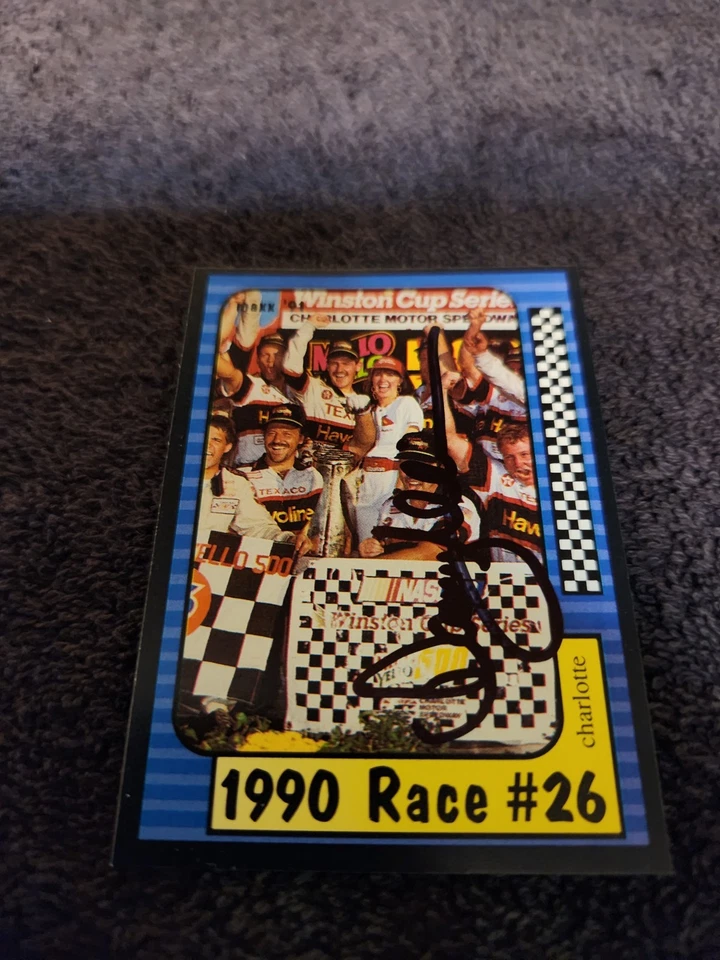 Davey Allison Signed Autographed Card  - Image 3 of 4