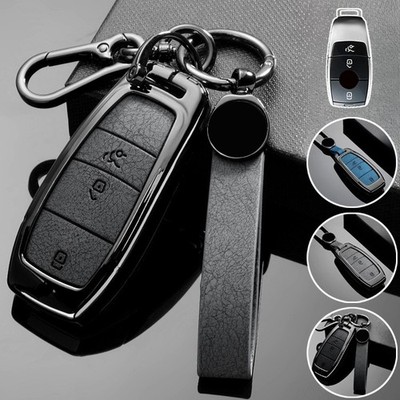 Zinc Alloy Leather Car Key Case Cover For Benz E200 S212 W212 E S E400 W213 A217