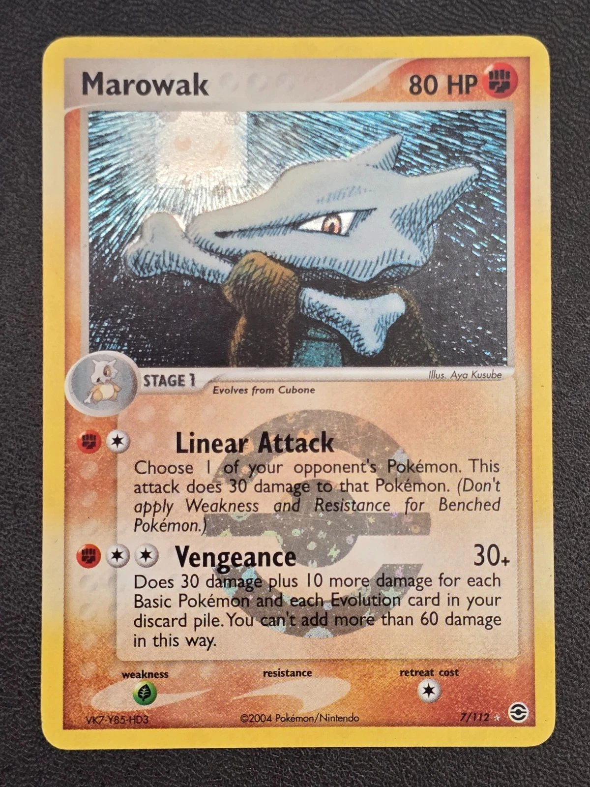 Pokemon TCG | Marowak 7/112 FireRed & LeafGreen Reverse Holo | LP