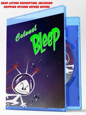 COLONEL BLEEP CARTOONS 35 REMASTERED EPISODES BLU-RAY HIGHEST QUALITY (NOT DVD)