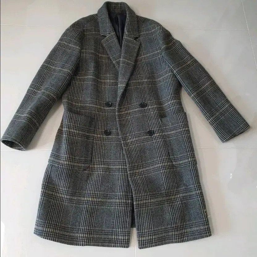 Mind Bridge Double Button Check Pattern Coat - Wo… - image 2