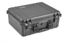 Pelican Black 1550 case. Comes with foam