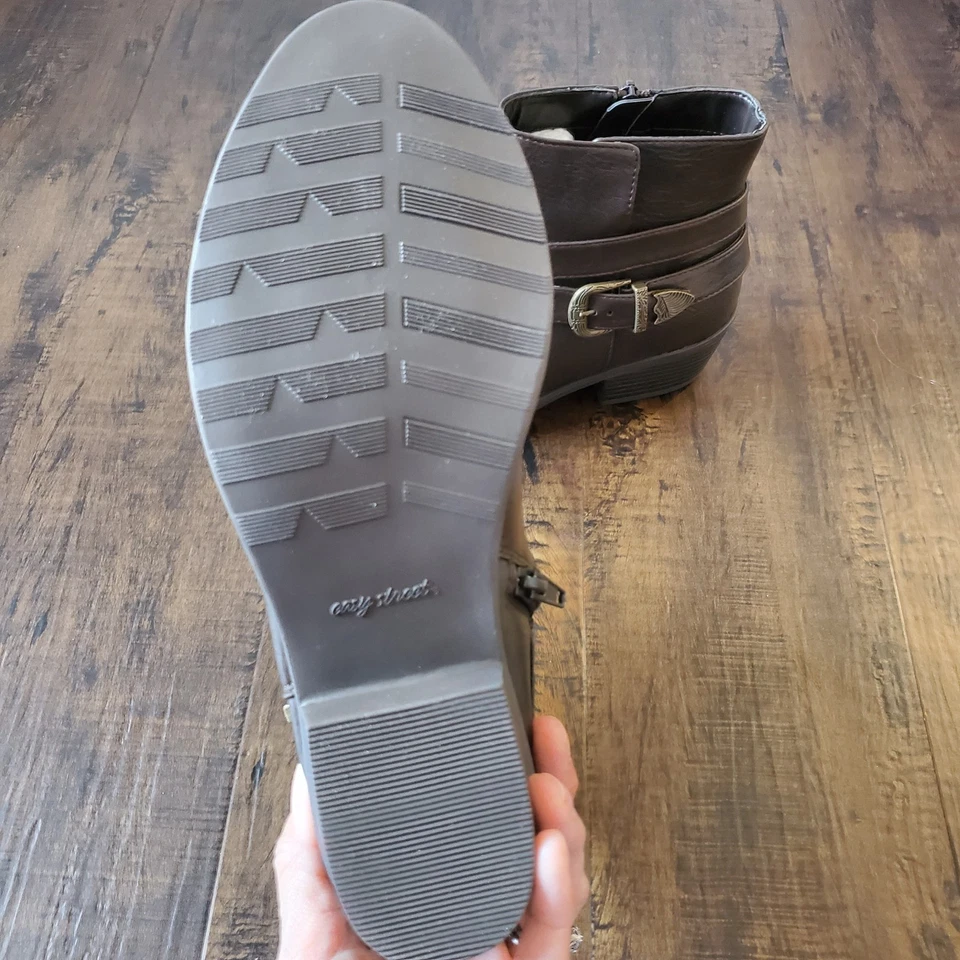 Easy Street Skyler Marrón Estilo Occidental Botines, Mujer Talla 7.5 M EE. UU. Foto 3 de 4