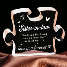 Sister in Law Birthday Gifts, Mothers 4.9 x 3.7 x 0.59 inches, transparent