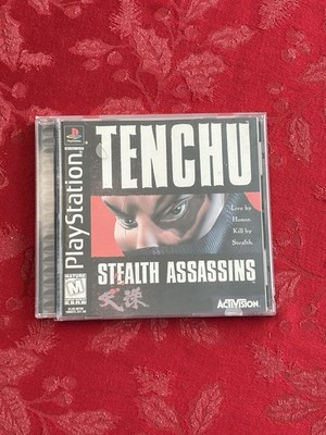 Tenchu: Stealth Assassins Sony PlayStation 1 PS1 Complete Black Label