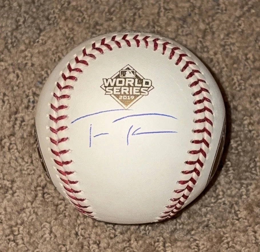Trea Turner Original Autographed Baseball MLB Balls for sale | eBay