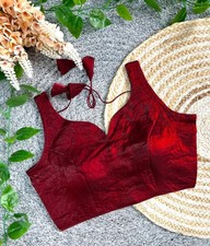 Readymade Sari Blouse Designer Stiched Lehenga Choli Crop Top Wedding Party Wear