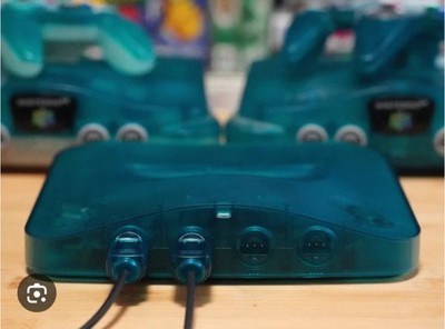 ANALOUGE 3D FUNTASTIC LIMITED EDITION ICE BLUE CONSOLE N64 NINTENDO 64 HDMI 4K