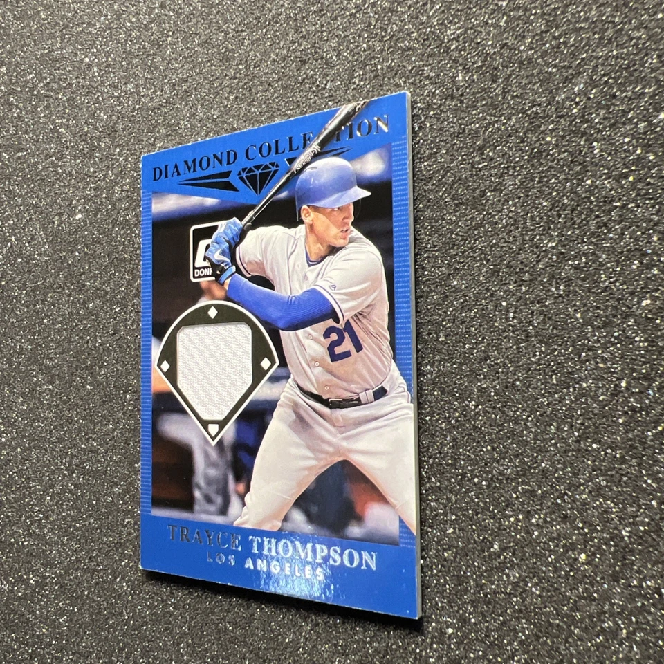 2017 Donruss TRAYCE THOMPSON #DC-TT Diamond Collection JERSEY - DODGERS  - Image 3 of 4