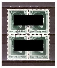 Deutsches Reich 1937 Adolf Hitler Block 7 Herzstück guter Tagesstempel