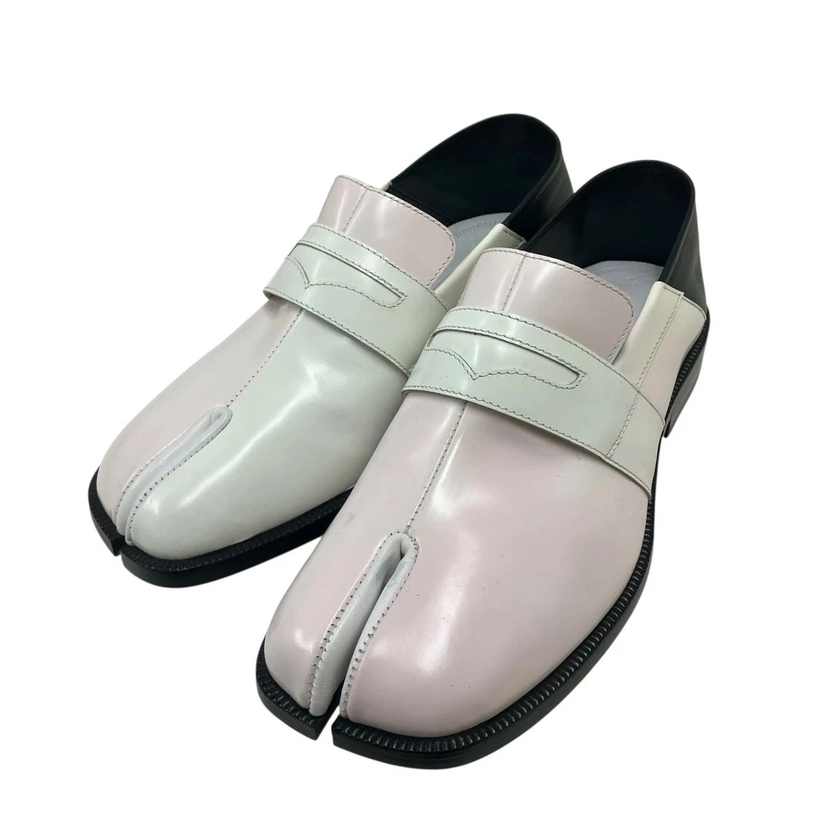 Maison Margiela Tabi Tabi Loafers White Black 36 200426 (Maison Margie GY471