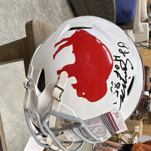 Buffalo Bills Autographed O.J. Simpson Helmet JSA Authenticated Original Replica