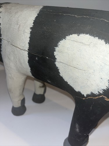 David Alvarez Pig wood carving New Mexico Mexican Folk Art Vintage - Picture 18 of 24