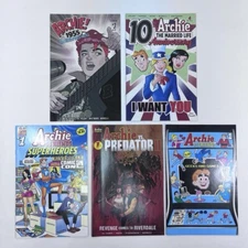 Archie Comics Misc. Lot of 5 Collectible Fiction Comic Books 2019-2021 US Bundle