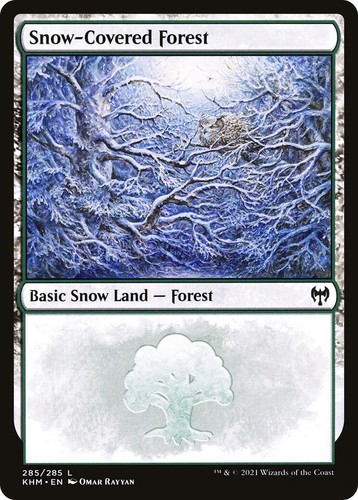 MTG 冠雪の森 285 FOIL 英語版 アーティストプルーフ Snow-Covered Forest | FOIL 285/285 | Kaldheim | MTG Magic Cards | eBay