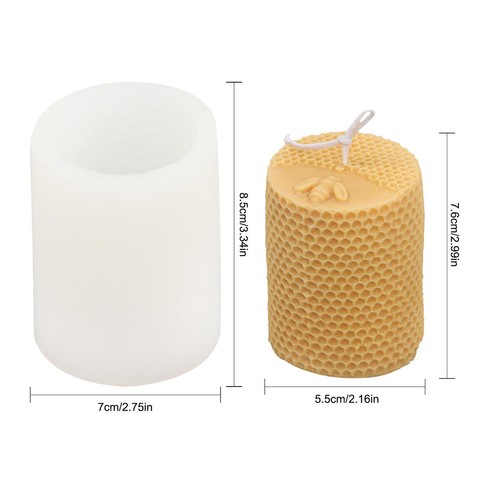 3D Soap Making Candle Mould Silicone DIY Mold Cake Decor - Picture 4 of 13