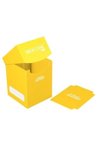 Box Porta Carte Deck Case 100+ Standard Size Yellow Ultimate Guard - Picture 2 of 2
