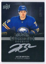 2021-22 BLACK LUSTROUS ROOKIES JACOB BRYSON AUTO 163/299 BUFFALO SABRES #224