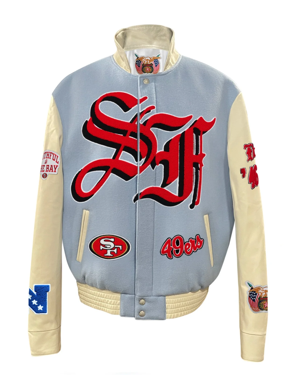 Jeff Hamilton 49ers Leather Bomber Jacket Jeff Hamilton San