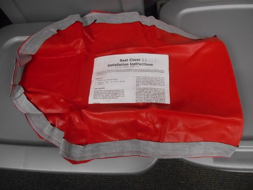 NOS Yamaha Saddlemen Travelcade SaddleSkin Red Seat Cover 85-86 YTZ250 AM428 - Picture 2 of 2