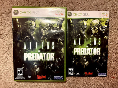 Aliens vs Predator AVP 2010 Microsoft Xbox 360 CIB Complete w manual TESTED READ