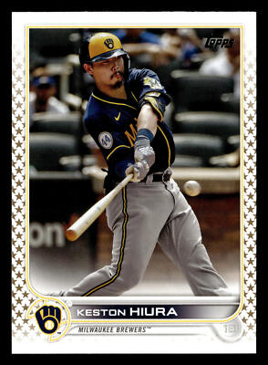 Keston Hiura  2022 Topps Gold Star SP #265 Milwaukee Brewers *031