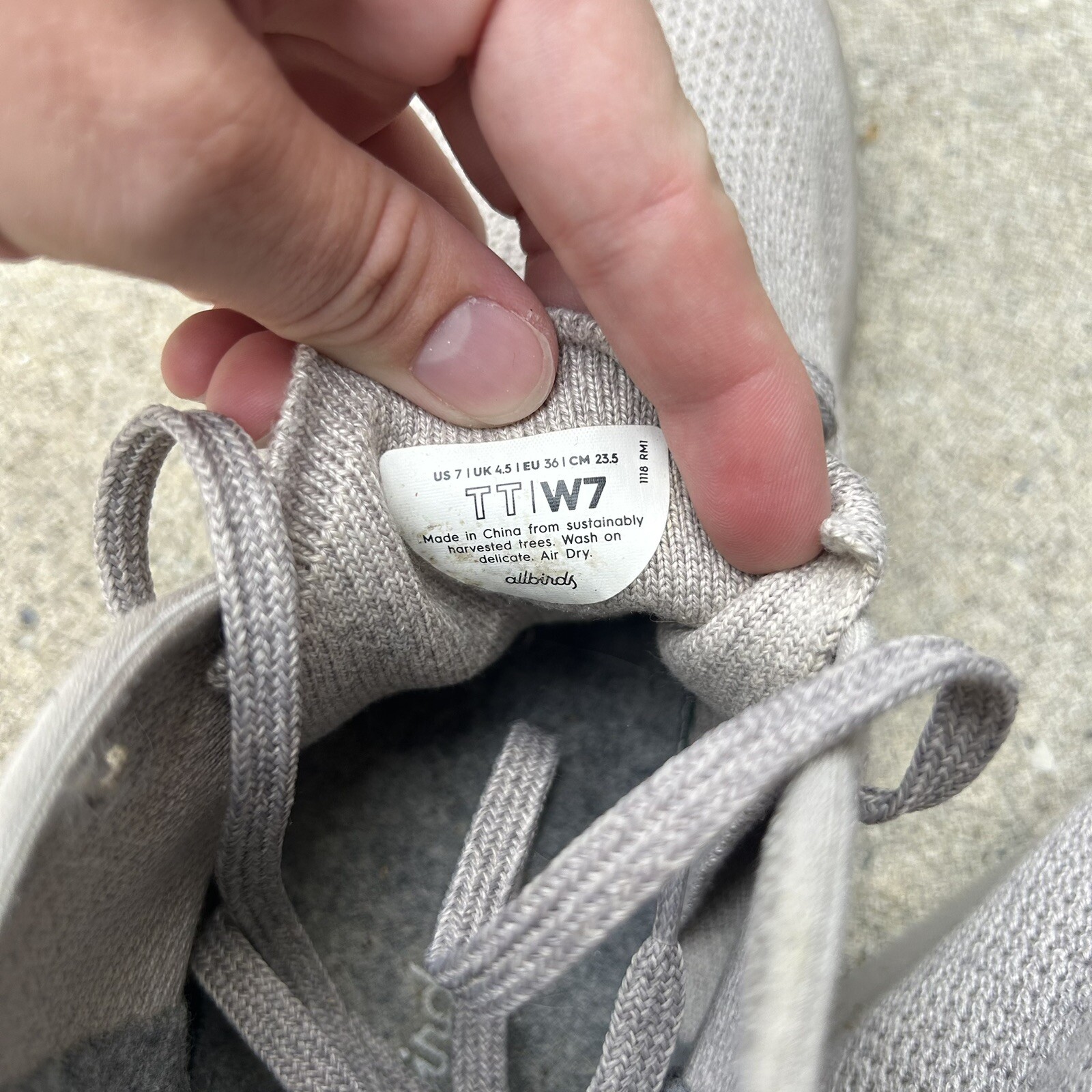 Allbirds Tree Toppers Light Gray Women’s Running Shoe Size 7 eBay