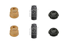 FEBI Rubber Buffer Shock Absorber Cap Support Bearing SET For VW Touareg 02-10