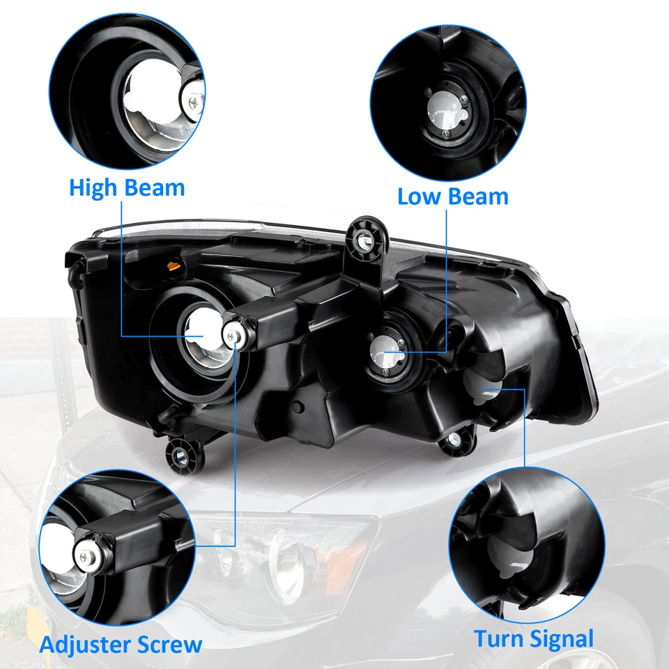 Faro izquierdo para Chrysler Town&Country 2008-2016 Dodge Grand Caravan 2011-20 Foto 4 de 4