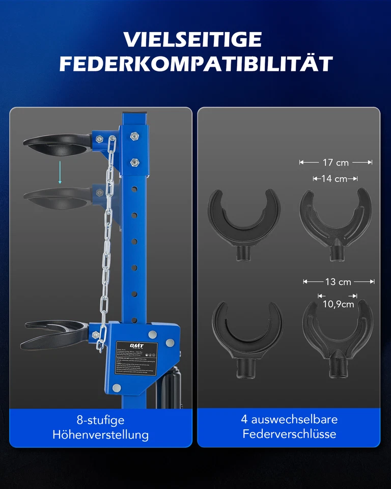 Tenditore idraulico molla ammortizzatore 4,5 tonnellate tenditore 4500 kg catena - Immagine 4 di 4